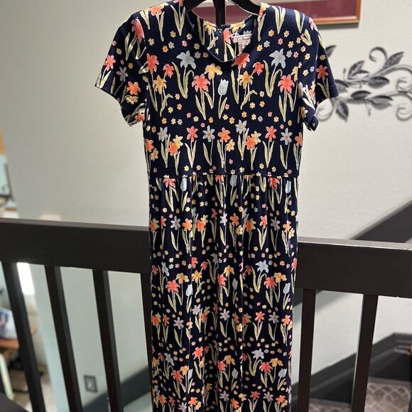 Talbots Dresses & Skirts - NWOT Talbots Floral Print Maxi Dress - Blue, Pink, Yellow, Green #138